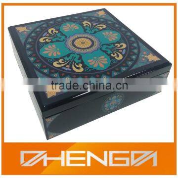 High Quality Black Matte Wooden Tea Box for Gift(ZDL-W317) photo-2