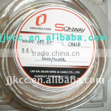 2C*2.0mm2 OFC Speaker Cable