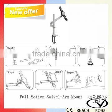 Aluminium metal folding easel tablet pc stand holder for 7-10.5" devices