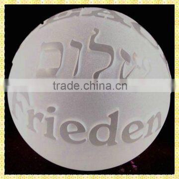 New Designed Round Engraved Glass Crystal Balls Gifts For Promotion Items