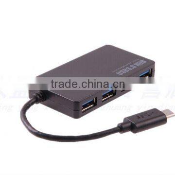 USB 3.1 type C to 4 ports usb 3.0 hub