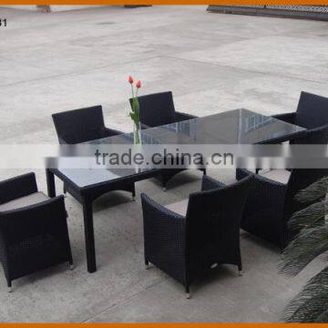 Garden 9Pcs Wicker Table Set Furniture