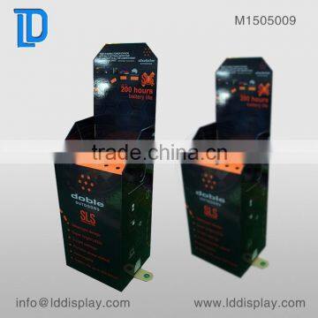 Custom promotional cardboard dump bin wire