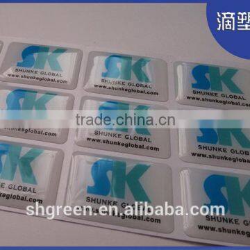 Advertised Crystal Epoxy Sticker