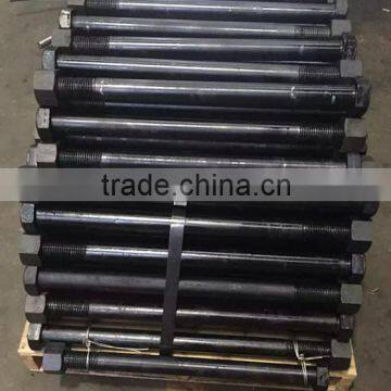 Black Double Threaded Stud Bolt And Nut Made in China photo-4