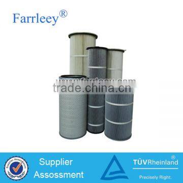 Farrleey Cylinder Dust Collector Air Pleated Dust Filter