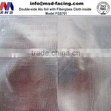 Double Side Heat Insulation Aluminum Foil Fiberglass Laminate