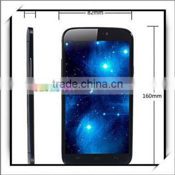 Low Price China Mobile Phone 5.7" Android 4.2 MTK6589 Quad-Core 16GB 13MP Camera Smart Phone Black