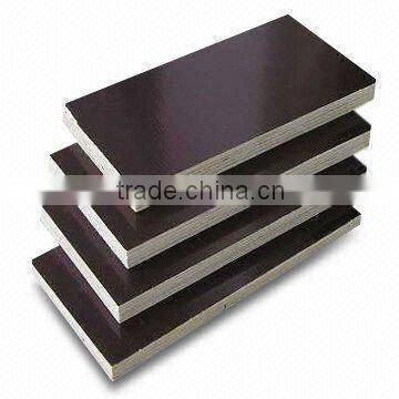 Construction used black/brown film faced plywood