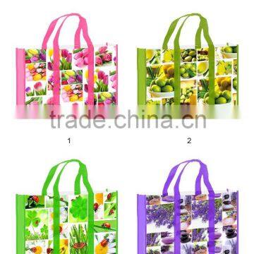 Fresh flower printing ECO non woven bag laminated non woven bag