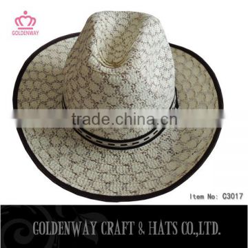 foldable kids crochet baby straw cowboy hats pattern