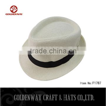 Fashion 2016 Paper fedora hat summer hat