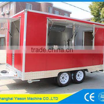 YS-FV390B High Quality food truck mobile food trailer