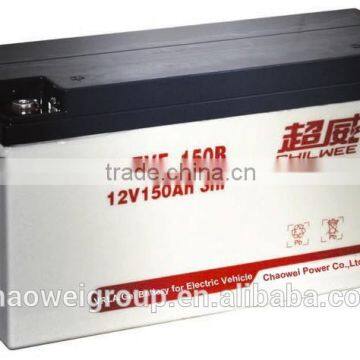 Advanced Direct Casting technical Deep cycle Silicone gel battery 12V150AH/3Hr for golf carts and electric bus