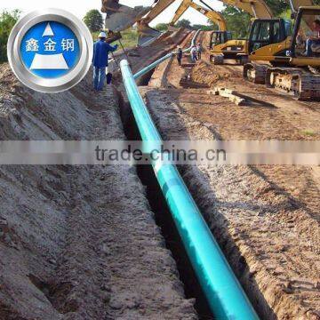 API X52 16'' STD Seamless steel pipe FBE coating used in gas pipeline