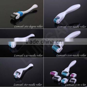 3 in 1 Derma Roller Dermaroller for Treatment of Acne Scars and Healing Wounds