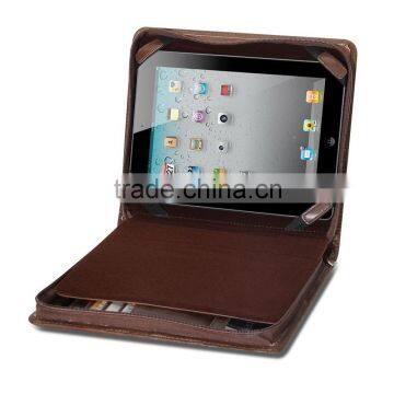 Brown PU Leather Folio Portfolio Case for IPad 2/iPad 3/iPad 4/ IPad Air IPad 5 photo-6
