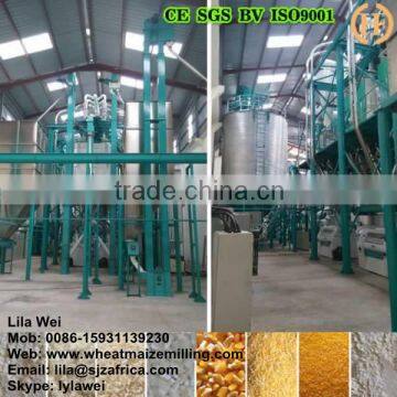 Kenya market 150T per 24h maize mill posho mill machine