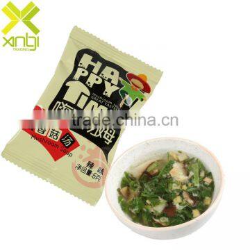 Savory Freeze Dried 6g Hot and Spicy Flavour Instant Mushroom Soup