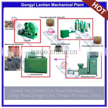 biomass charcoal briquette making machine