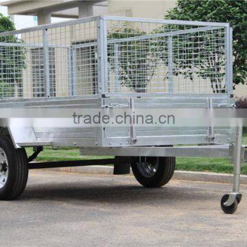 7x5ft hot dipped galvanized tarp box trailer