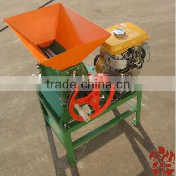 Motor and Petrol Driven Fresh Cherry Coffee Hulling Machine / Coffee Bean Dehuller / Huller