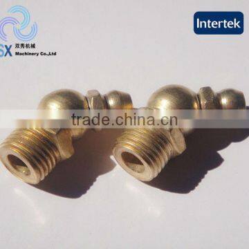 high quality m10 brass grease oil nipple of automobil parts