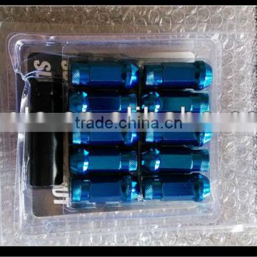 20PCS/SET 50mm Duralumin Wheel Lock Nut M12 * P1.5 Blue