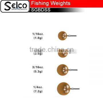 Brass Fishing Weights Ball Fishing Sinkers SGBDSS photo-2