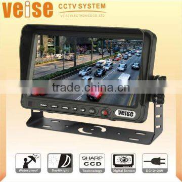 7 inches rear view monitor Supprot 3 Camera Single View Image