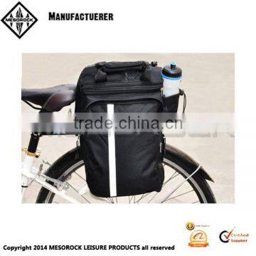 Bike Rear Tank Tour Luggage Saddle Waterproof Bags Black New