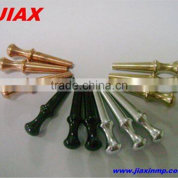 Customized wholesale brass metal pegs for cribbage board