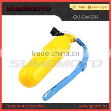 Plastic yellow Bobber floating float handle grip Gopro mount