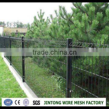 Anping Curved Wire Railway Fence Manufacturer/Peach Shape Post Pvc Coated Steel Welded Fence photo-5