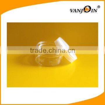 Empty Clear PET Cosmetic Powder Jar 150gm 120gm With OEM Color