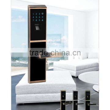 Low static power consumption Automatic repair and memory Red bronze smart door Lock