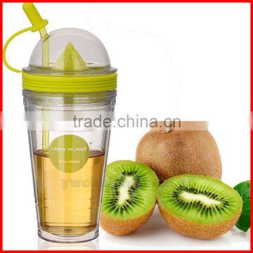 Fruit Infusing Infuser Water Bottle Sports Lemon Juice Bottle For Water Straw Coffee Milk Tea Cup Water Tumbler Child Bottles photo-5
