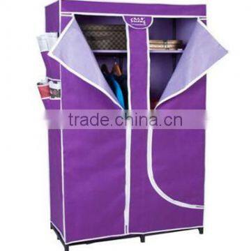 Foldable Cloth Wardrobe with side pockets, Wardrobe closet