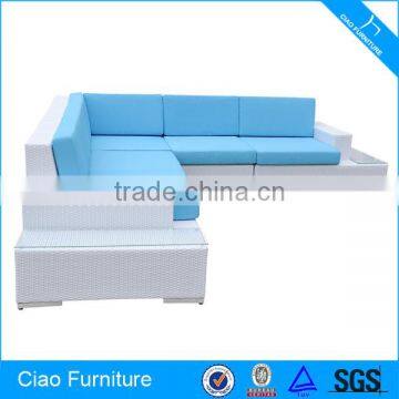 Modern outdoor woven rattan furniture premium sofa set