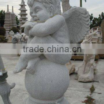 Garden angel sculpture