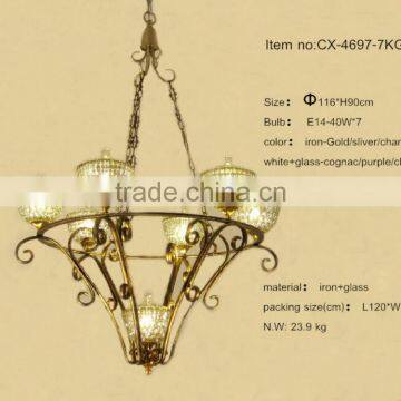 Bisini Luxury Gold Plated European Style Chandelier/Candle Light photo-6