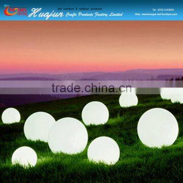 PE Material Rotational Moulding Color changing Led waterproof ball Light,Outdoor Ball Light for Gardens