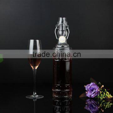 Customized design fancy glass wine bottles