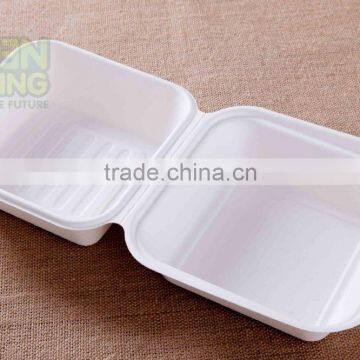 B004 Biodegradable 6.5 Inch Sugarcane Clamshell photo-2