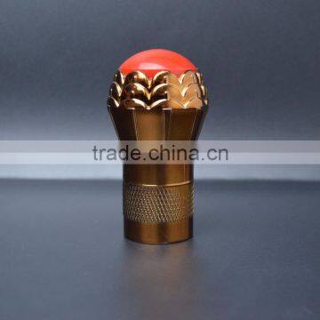 Beautiful Aluminium Wine Bottle Cap With Green Red Bead photo-5