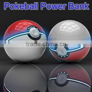 New Arrival For Pokemon Go Game Cosplay Power Bank 12000 mAh Pokeball Mobile Charger