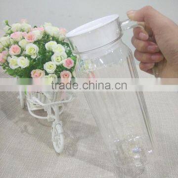 800ml Stripe Square Galss Kettle With Plastic Lid Glass Jug With Lid photo-4