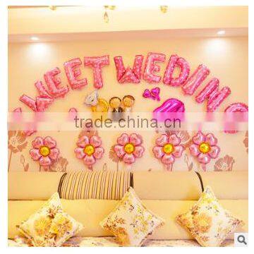 set wholesale wedding foil balloon