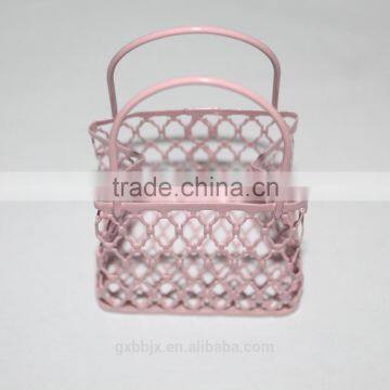 Small Metal Wire Handbag Basket photo-3