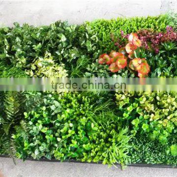 Home and outdoor decoration synthetic cheap artificial vertical green grass wall E08 04B04